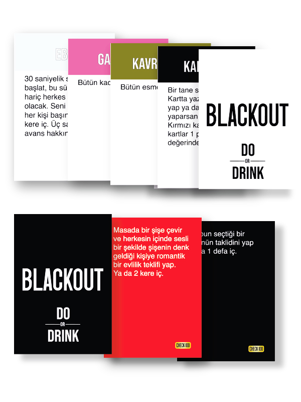 Blackout Do or Drink Parti Oyunu 2
